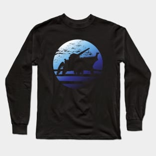 Scythe Boardgame Blue Faction Long Sleeve T-Shirt